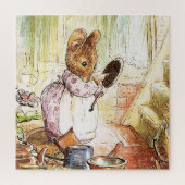 "Mrs Mouse Cleans Pots and Pans" van Beatrix Potte Legpuzzel (Verticaal)