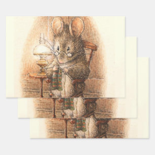 "Mrs Mouse Knitting" van Beatrix Potter Inpakpapier Vel