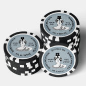 Mrs & Mrs Bachelorette Party Poker Chips (Opstapeling)