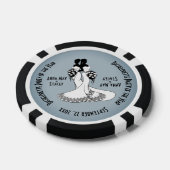Mrs & Mrs Bachelorette Party Poker Chips (Enkel)