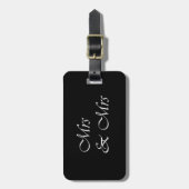 Mrs & Mrs Bagagelabel (Voorkant verticaal)