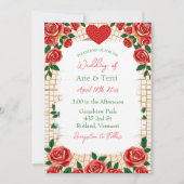 Mrs & Mrs Lesbian Wedding Mozaïek Tegel en Rozen Kaart (Voorkant)