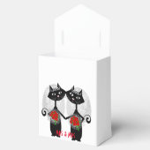 Mrs + Mrs Lesbisch Huwelijk Kat Schattige Bruiden Bedankdoosjes (Geopend)