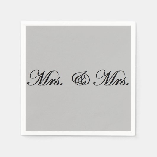 Mrs & Mrs Napkins Servet (Voorkant)