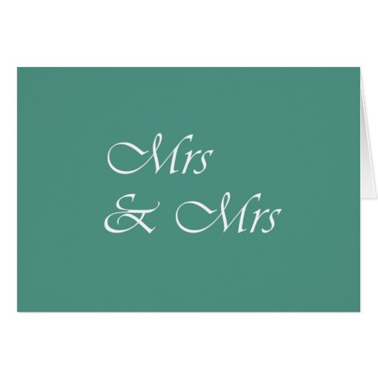 Mrs & Mrs Typografie (Voorkant Horizontaal)