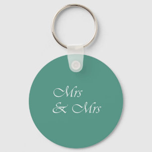 Mrs & Mrs Typografie Sleutelhanger