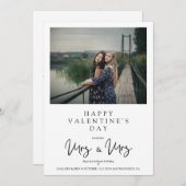 MRS & MRS Valentine's Wedding LGBT Lesbian Photo (Voorkant / Achterkant)