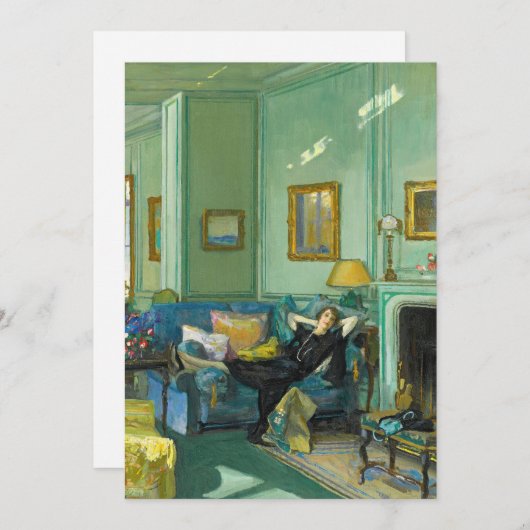 Mrs Osler | Sir John Lavery (Voorkant / Achterkant)