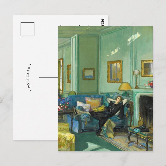 Mrs Osler | Sir John Lavery Briefkaart (Voorkant / Achterkant)