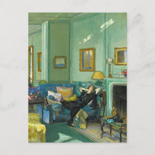 Mrs Osler   Sir John Lavery Briefkaart