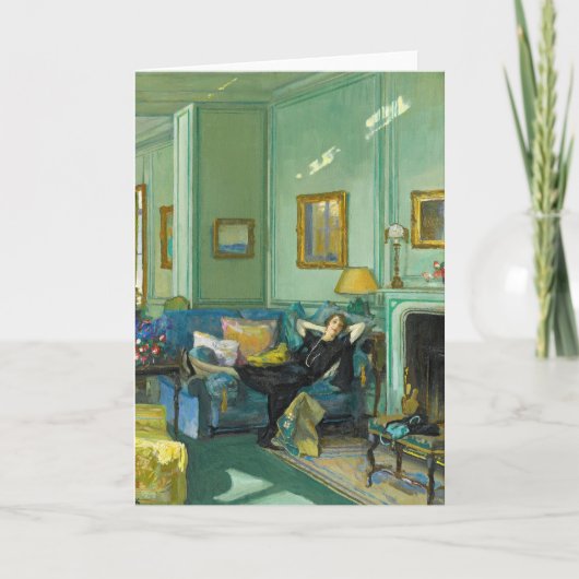 Mrs Osler | Sir John Lavery Kaart (Voorkant)