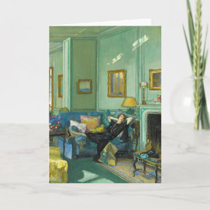 Mrs Osler   Sir John Lavery Kaart