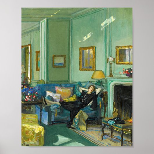 Mrs Osler | Sir John Lavery Poster (Voorkant)