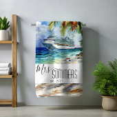 Mrs Pas getrouwd Bride Beach Cruise Strandlaken