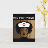 Mrs Professional Nursing Degree Nurse Profession B Kaart (Gele Bloem)