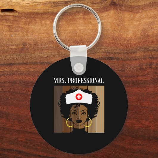 Mrs Professional Nursing Degree Nurse Profession B Sleutelhanger (Voorkant)