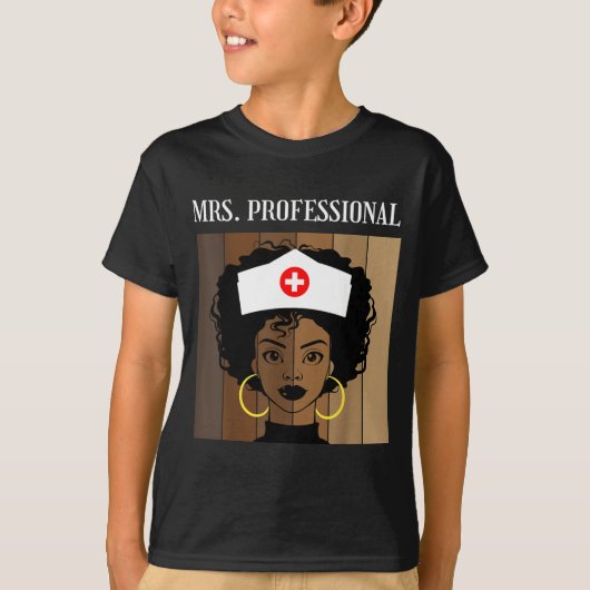 Mrs Professional Nursing Degree Nurse Profession B T-shirt (Voorkant)