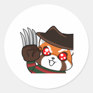 Mrs Red Freddy Ronde Sticker