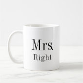 Mrs. Right en Mrs. Always Right Wife Koffiemok (Links)