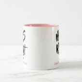 Mrs Right Haar Naam Leuk Tweekleurige Koffiemok (Center)