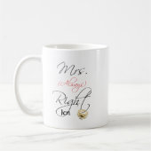Mrs Right Koffiemok (Links)