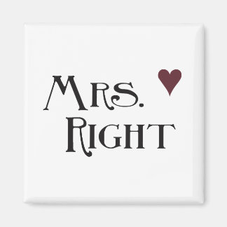 Mrs Right Magneet