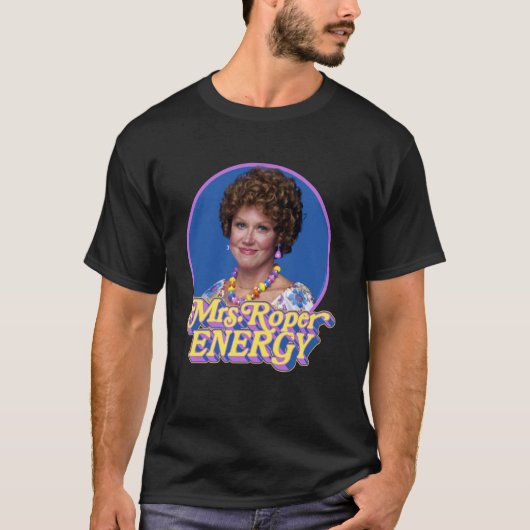 Mrs Roper Energy Helen Roper Three's Company Retro T-shirt (Voorkant)