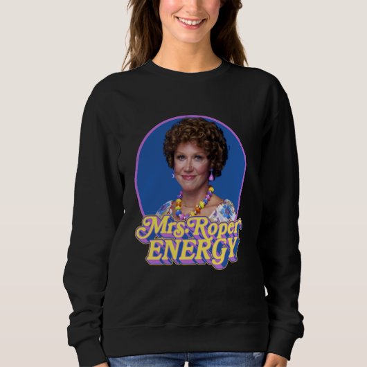 Mrs Roper Energy Helen Roper Three's Company Retro Trui (Voorkant)