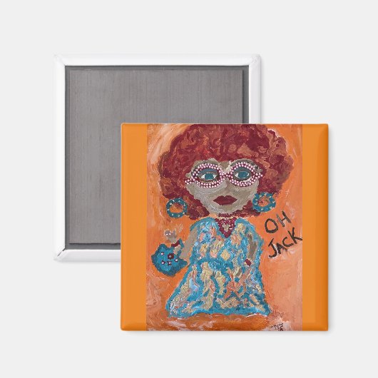 Mrs Roper Oh Jack magneet (Voorkant / Achterkant)