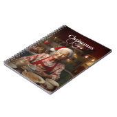 Mrs Santa Baking Cake Notitieboek (Linkerzijde)