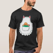 Mrs Santa Claus Apron Gingerbread Candy Cane Chris T-shirt (Voorkant)