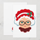 Mrs Santa Claus Christmas Kaarten (Voorkant / Achterkant)