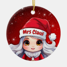 Mrs Santa Claus 🤶🎄 Keramisch Ornament