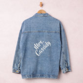Mrs.Script Naam Custom Bridal Denim Jacket (Hangar)