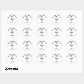 Mrs Silly Goose Gettin' Loose Bachelorette Ronde Sticker (Vel)