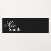 Mrs Smith Black Yogamat (Achterkant (horizontaal))