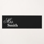 Mrs Smith Black Yogamat (Voorkant (horizontaal))