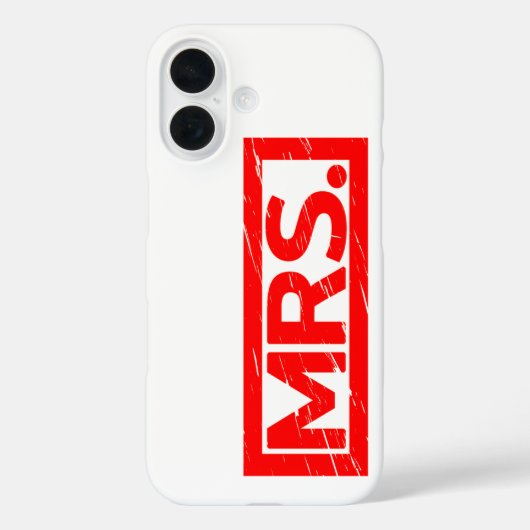 Mrs Stamp Case-Mate iPhone Case (Achterkant)