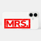 Mrs Stamp Case-Mate iPhone Case (Achterkant (horizontaal))