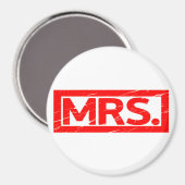 Mrs Stamp Magneet (Voorkant / Achterkant)