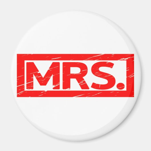 Mrs Stamp Magneet (Voorkant)