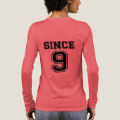 Mrs. T-shirt – Mooie rode hart ontwerp voor vrouwe (Achterkant)