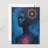 Mrs Tarot Briefkaart (Voorkant / Achterkant)