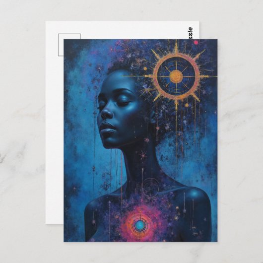 Mrs Tarot Briefkaart (Voorkant / Achterkant)