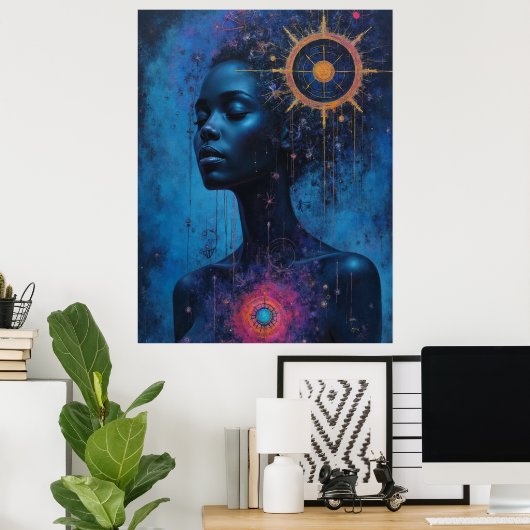 Mrs Tarot Poster (Thuiskantoor)