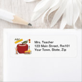 Mrs Teacher Adresetiketten Etiket (Insitu)