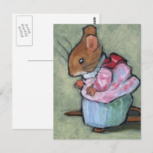 MRS TITTLEMOUSE #2 After B. Potter Briefkaart (Voorkant / Achterkant)