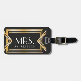 Mrs travel Bagagelabel | Gatsby geïnspireerd