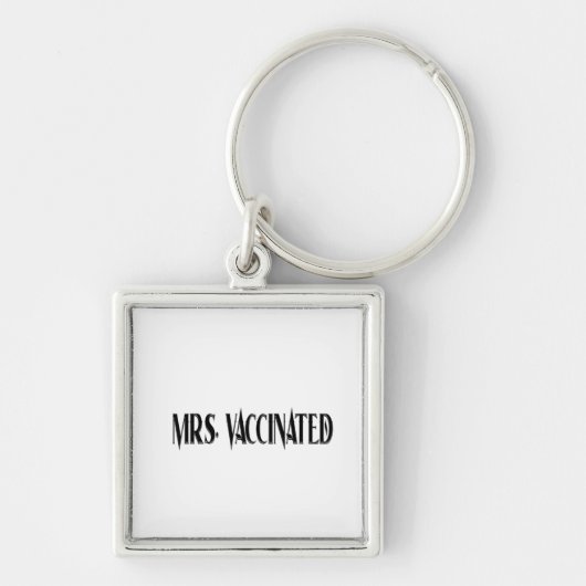 Mrs Vaccinated Sleutelhanger (Voorkant)