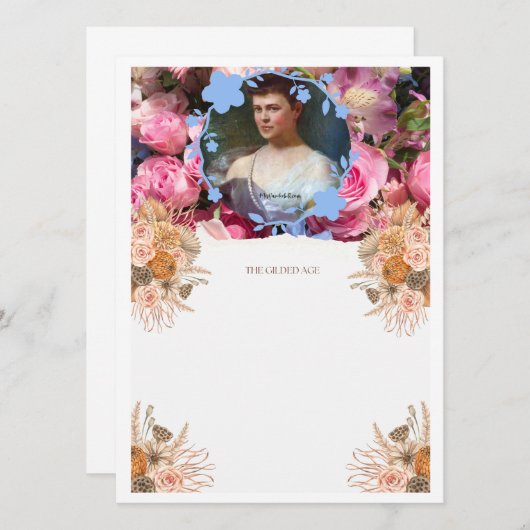 Mrs Vanderbilt Gilded Age Kaart 🎉👑 (Voorkant / Achterkant)